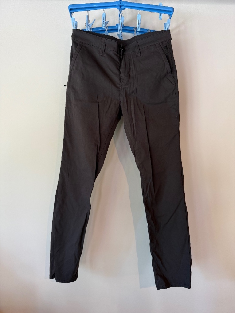 Prana Stretch Zion Chino Pant in Charcoal - Size 31 x 32